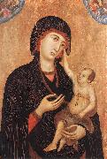 Madonna with Child and Two Angels (Crevole Madonna) dfg Duccio di Buoninsegna
